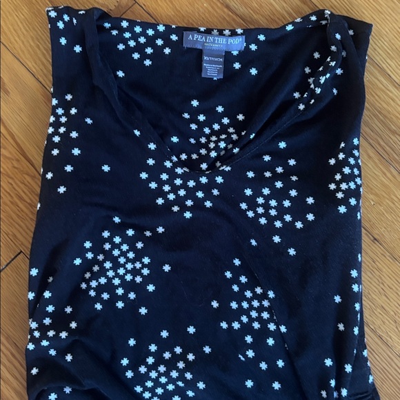 New! Maternity Pea in the Pod XS Black & White Tank. - Picture 1 of 7